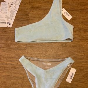Frankies Bikini’s NWT terry cloth bikini set